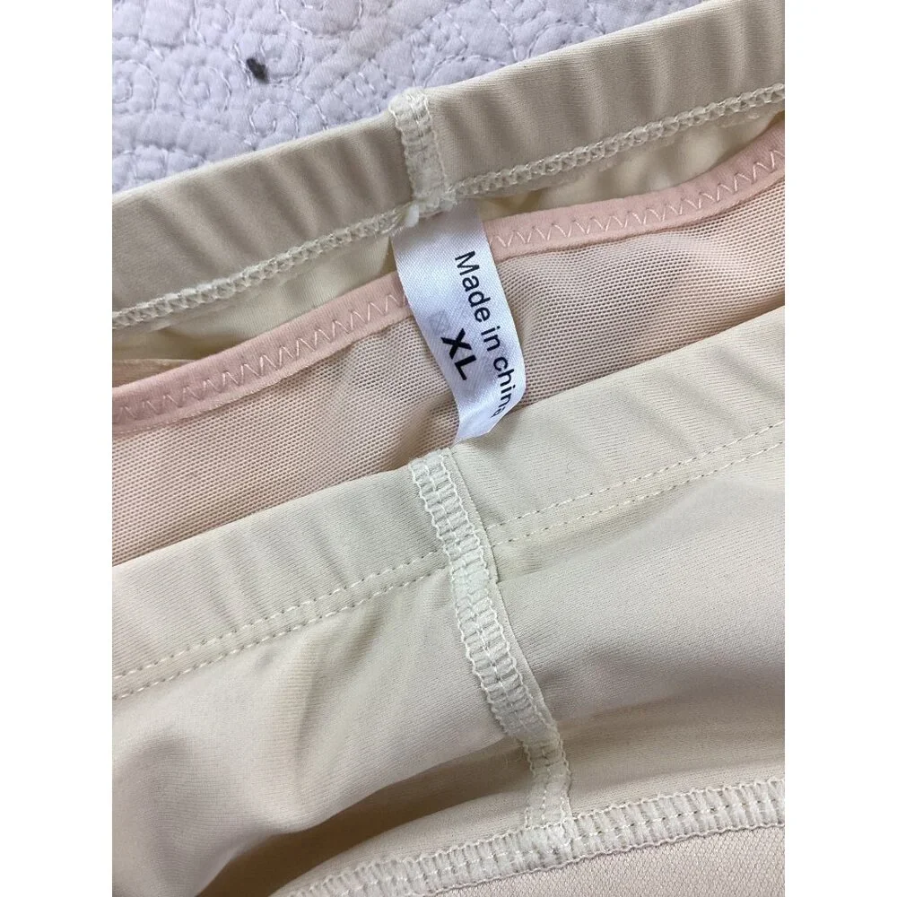 Padded Gaff Long Panties*Lace Trim*for Sissies*Crossdressers*New*L